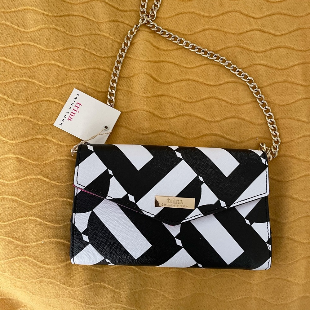 NWT Trina Turk cell phone chain wristlet